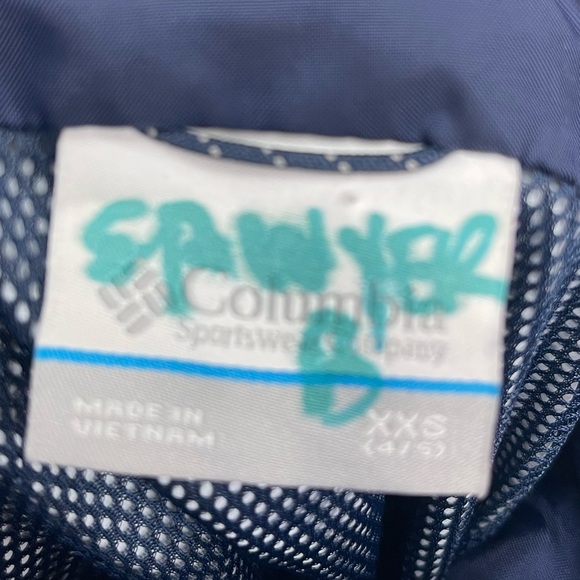 Columbia Kids Blue Nylon Jacket - Picture 3 of 3